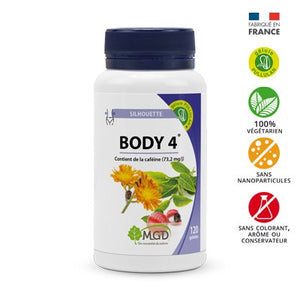 Body 4 de MGD - Perte de poids - 120 gélules -